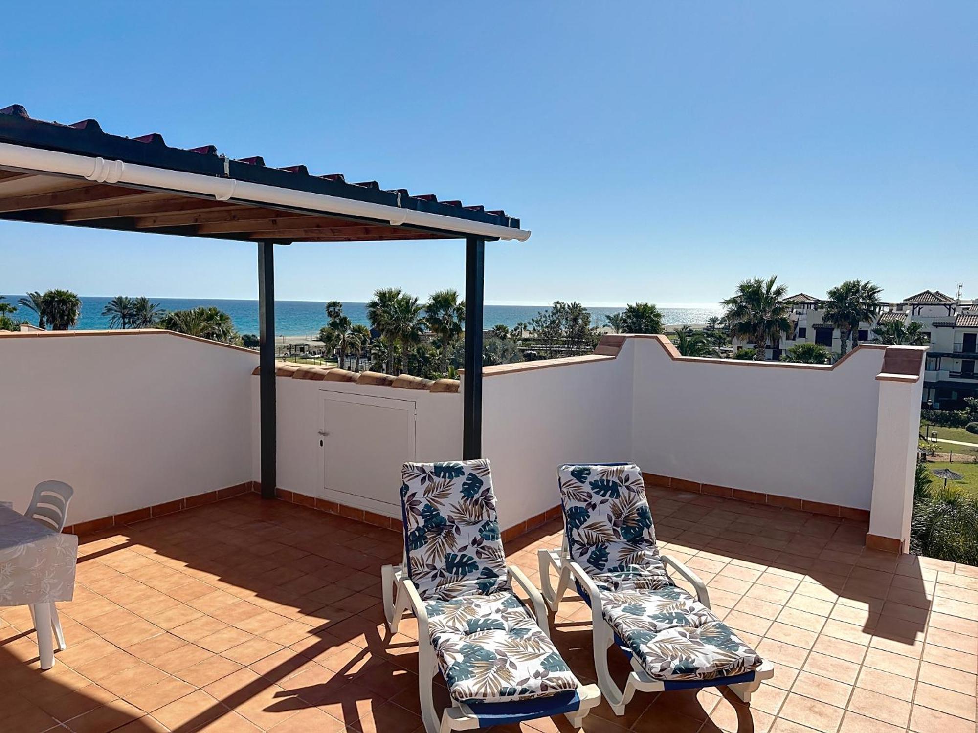 Vive Vera Rentals - Atico En 1º Linea Con Vistas Al Mar Екстериор снимка